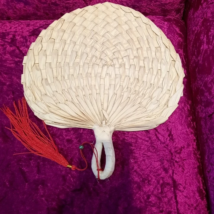 Vietnam bamboo palm leaf hand fan