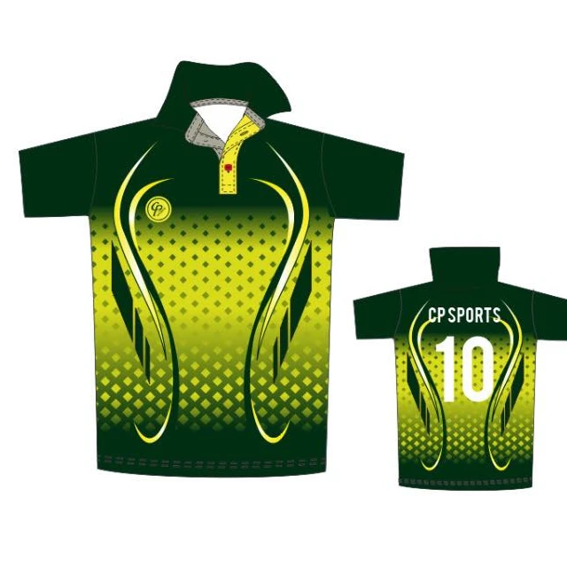 Рубашки для крикета сублимационная цифровая печать на