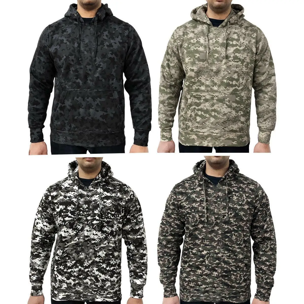 Wholesale Camouflage Fashion Mens Hoodies  Custom Design Hoodie
