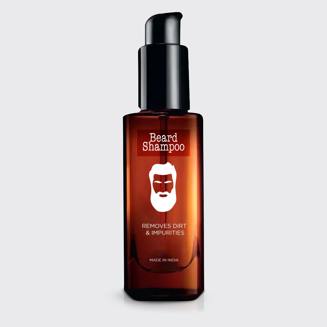 Private Label Natural Beard Shampoo Deep Cleaning Anti Itching Hair Loss Prevening Beard Wash and Conditioner for Men