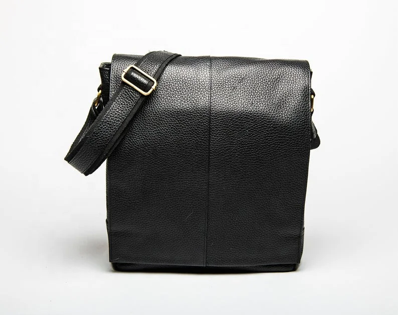 Leather Messenger Bag Men Full Grain Cross body Travel Personalized Satchel For Monogram Tablet  HHD-0053