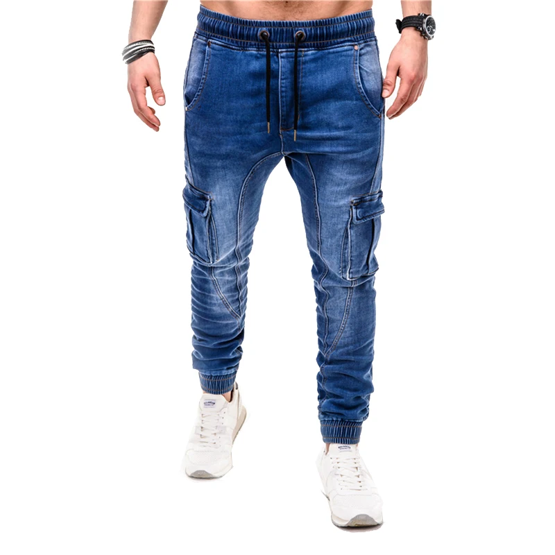 Men Fashion Jeans Latest High Street Stylish Designer Cargo Overall Pants Mens Jeans Jeans Men Slim