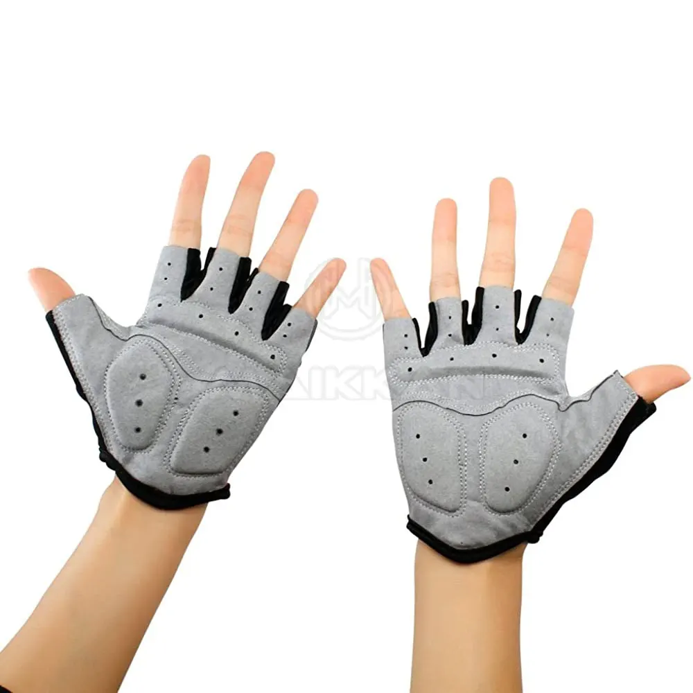 Half Finger Motorcycle Gloves Leather High Quality Bike Cycling Sports Gloves
