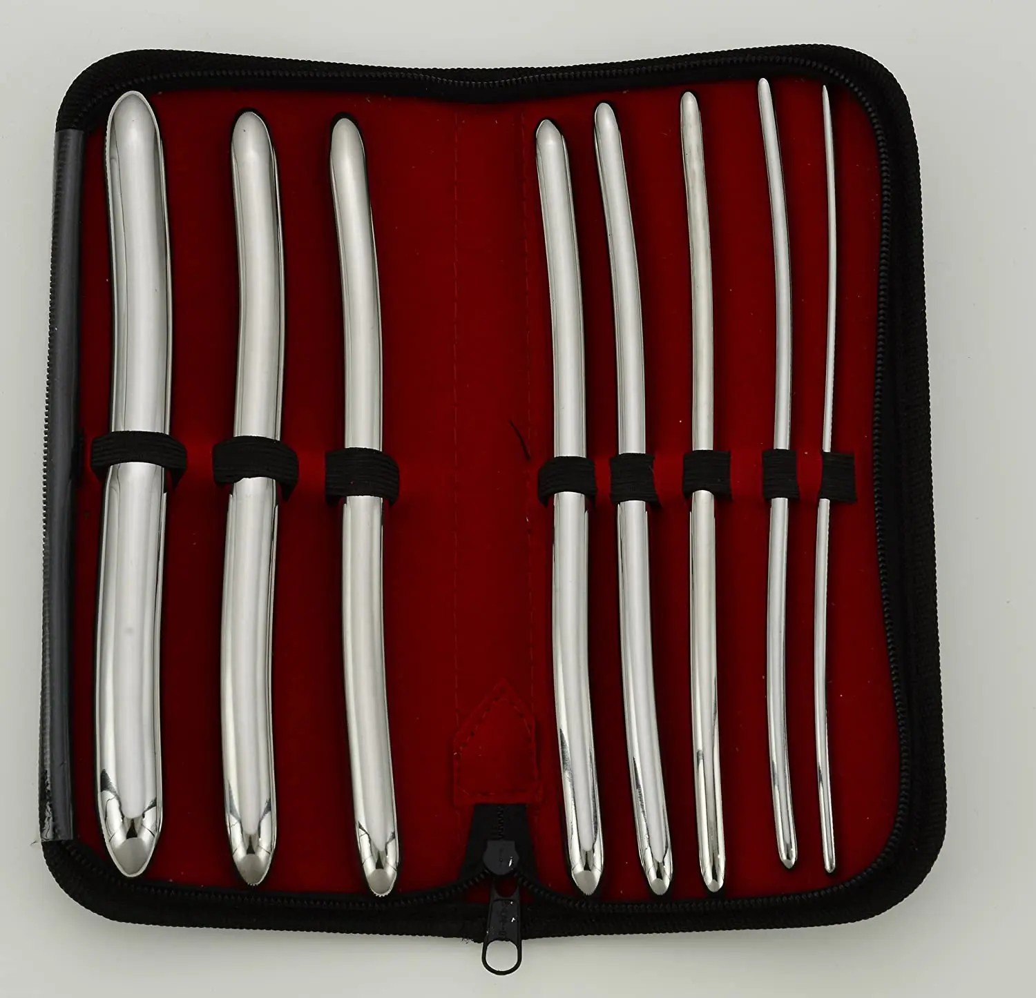 Amazon Quality Hegar Dilator Set,Gynae, Uterine Urethral Diagnostic Surgical Sounds Set