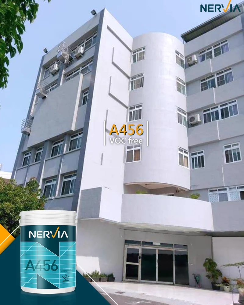  Строительное покрытие Nervia для отпугивания воды наружных стен и туалета которые находятся в строительстве