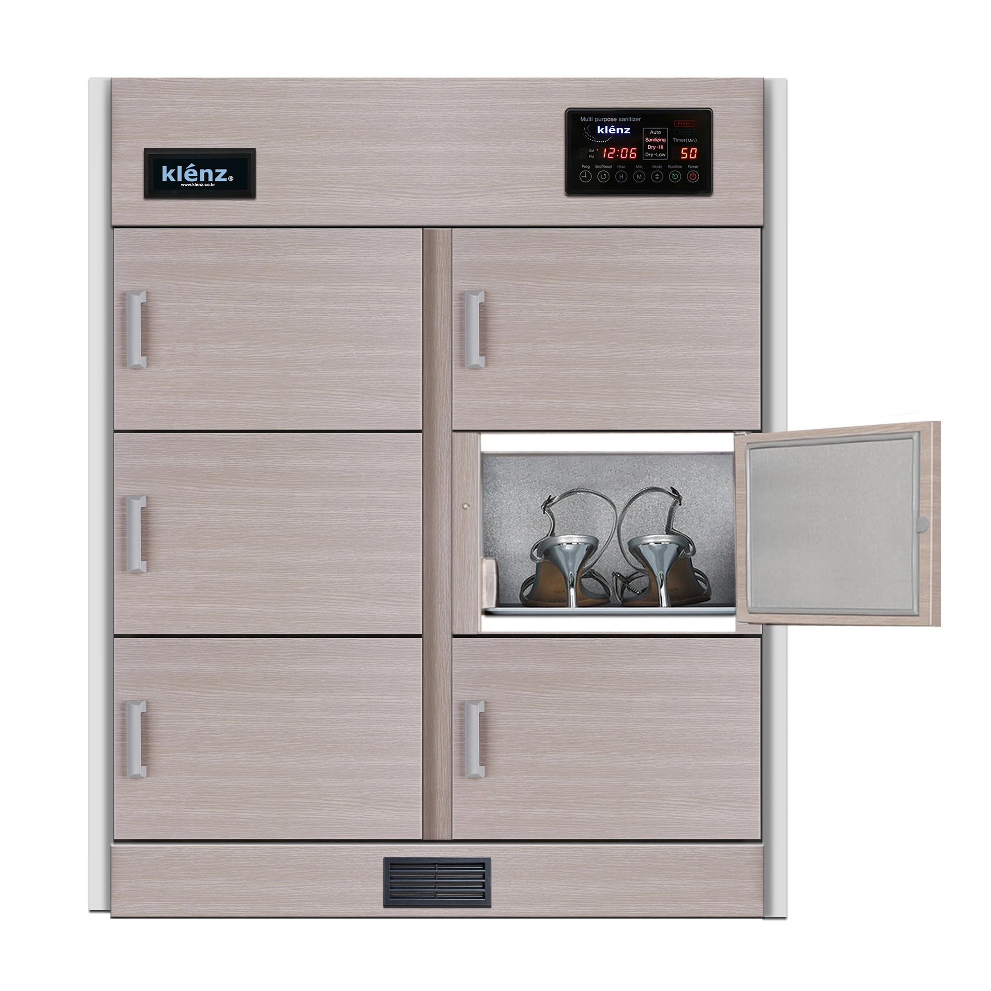 shoe storage cabinet sterilization dryer hotel shoe furniture metal locker klenz