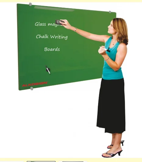  Магнитные стеклянные Меловые доски для письма