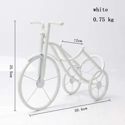 Tricycle Shaped Metal Wire Hanging Wine Glass Bottle Rack Display Shelf