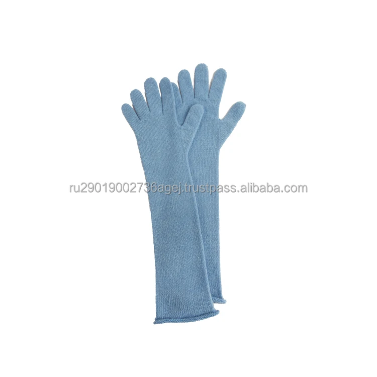 Good quality knit gloves for autumn/winter the original Orenburg goat down knitting manufacturer prices woolen gloves