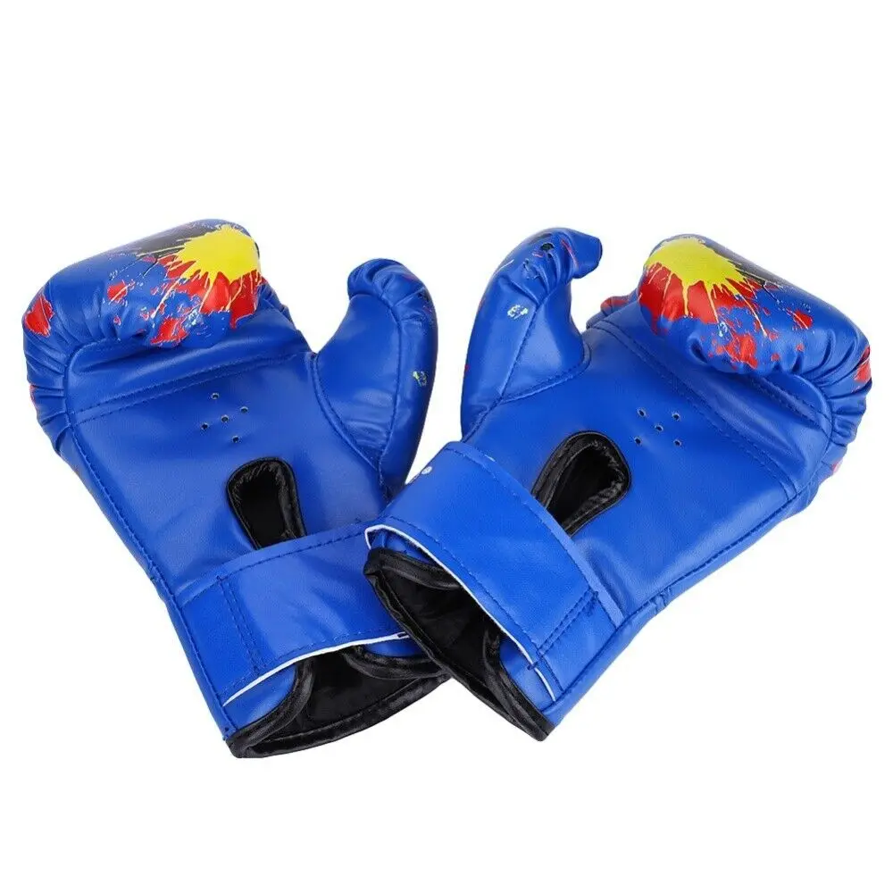 
2pcs Children Boxing Gloves Kids Training Fight Karate Muay Thai Guantes Free Fight MMA Sanda Training Adults Kids Gloves 