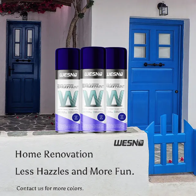 Хит продаж краска-распылитель WESNO краска для автомобиля 400 мл зеленая с драгоценным камнем