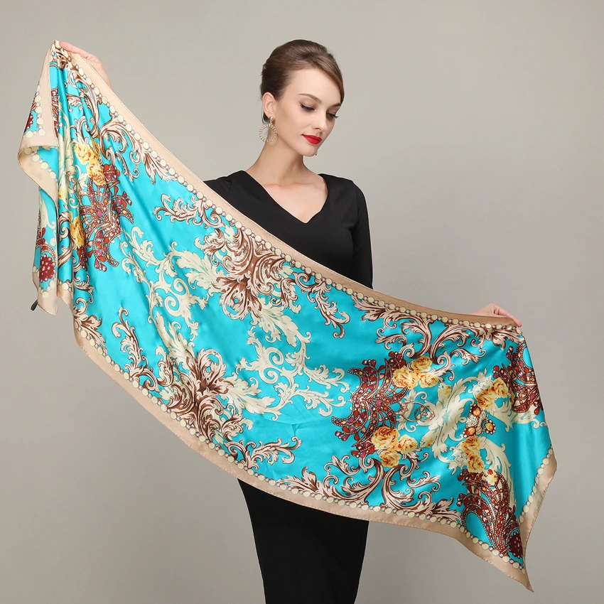 Best seller hijab scarf silk square scarf wholesale low cost on vietnam