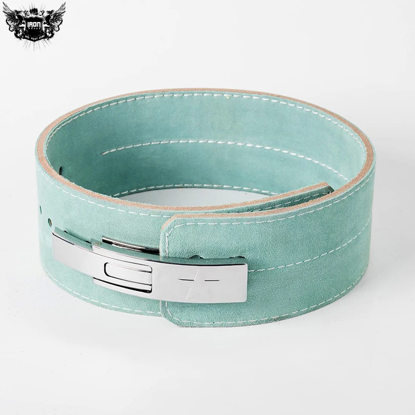 Cheap price weight lifting leather dip belt men leather weightlifting dipping belt with custom logo