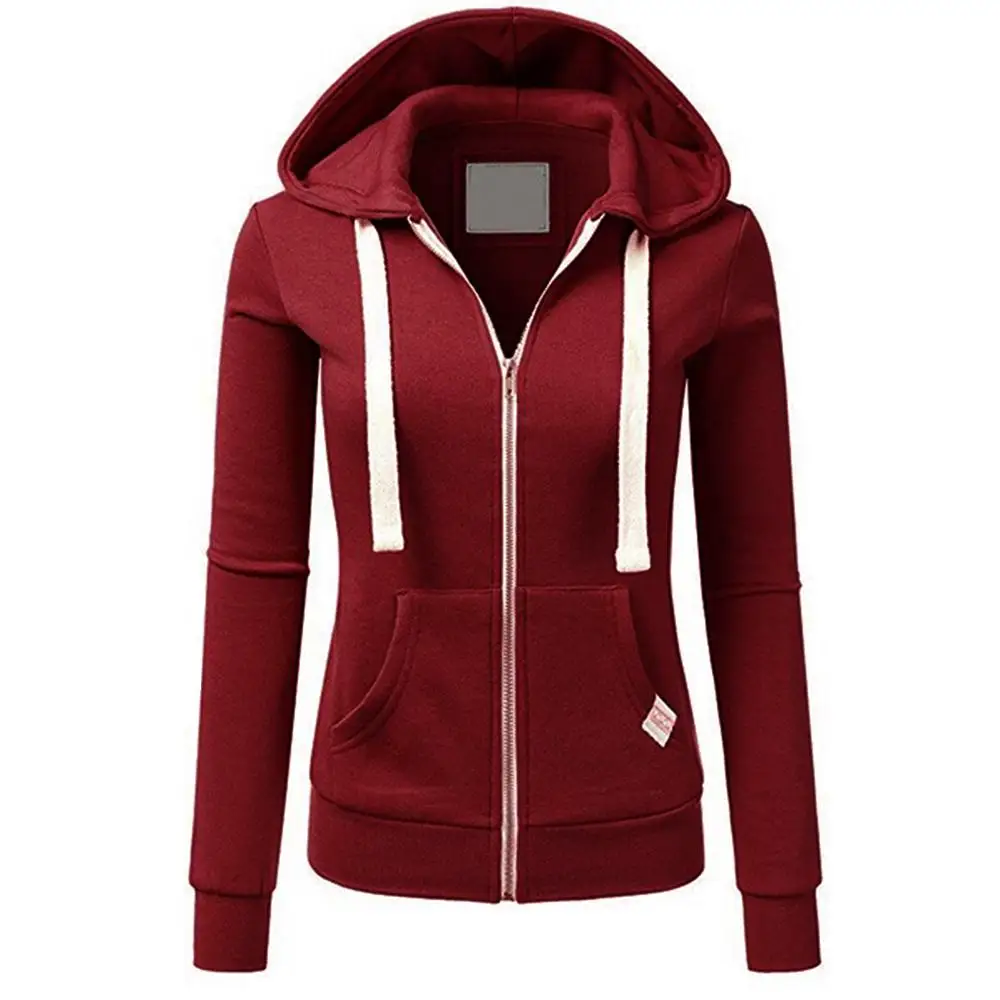 New Design hooded 100% Cotton Pullover Solid OEM Custom Logo Embroidery Hoodies & Sweatshirt Women hoodies Zip up hoodie Canleo