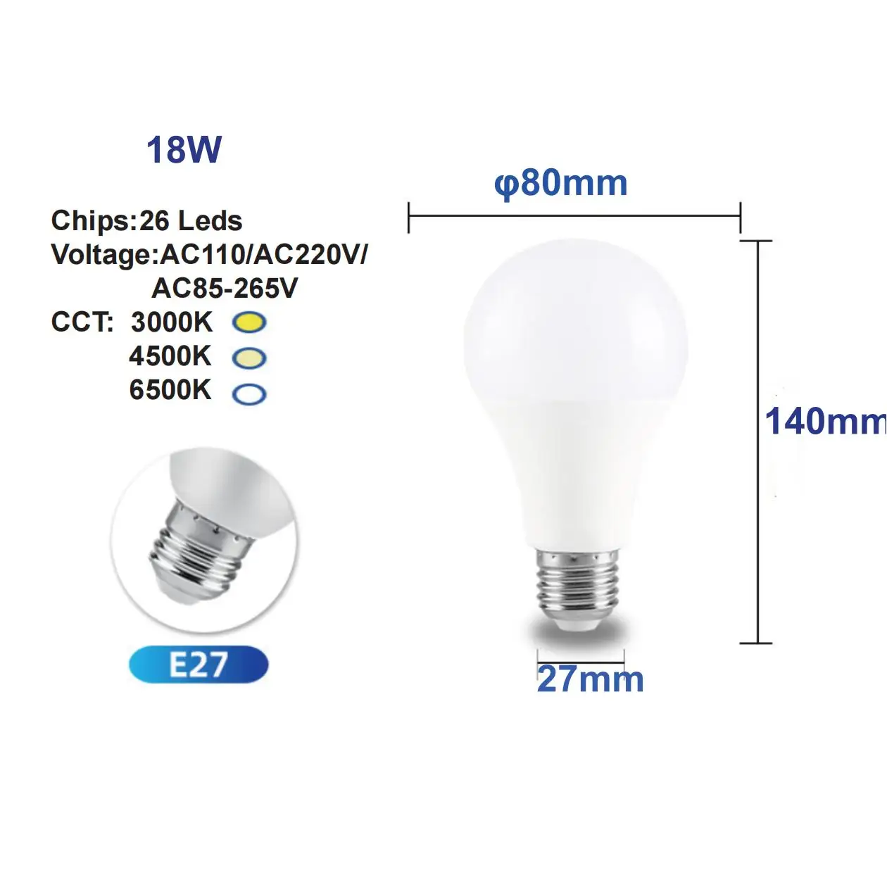 Cheap DOB IC driver color smart 3W 9W 9 watt 12w 15W 13w 20W 24 watt 10w~60w led bulb light 12v 220v 110v ac175-265v with sensor