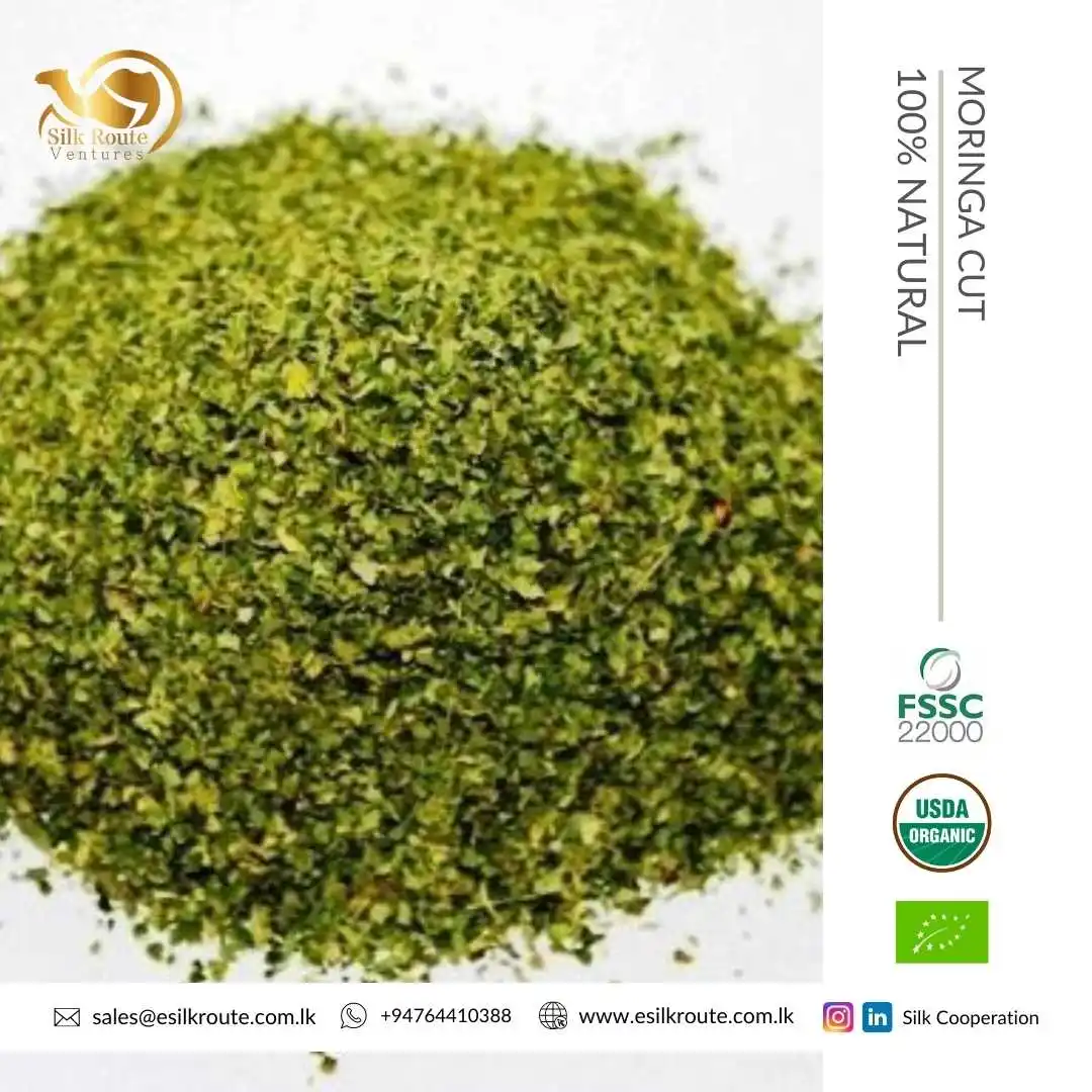 Organic Dried Moringa 3-5mm Cut Extract Powder