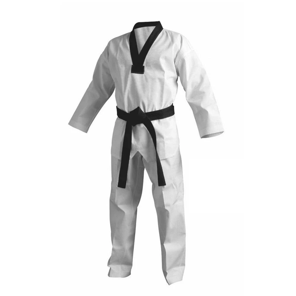 Adult children WTF dobok taekwondo uniforms, 100% Cotton taekwon do clothes kids Karate taekwondo suit