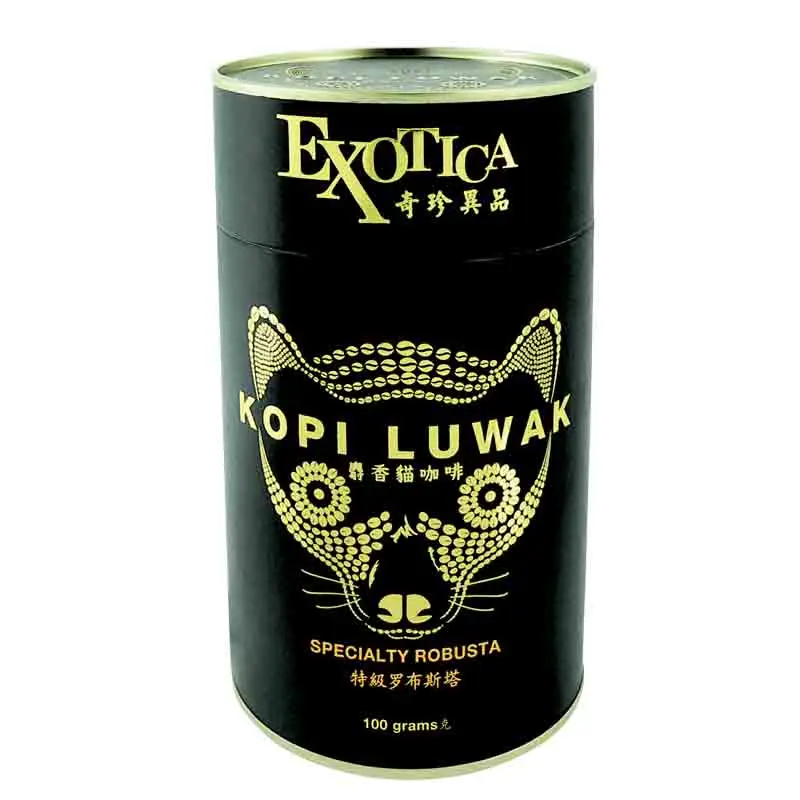 
100% Kopi Luwak Arabica / Robusta Specialty Civet Coffee (Whole Beans / Soil) Gourmet 