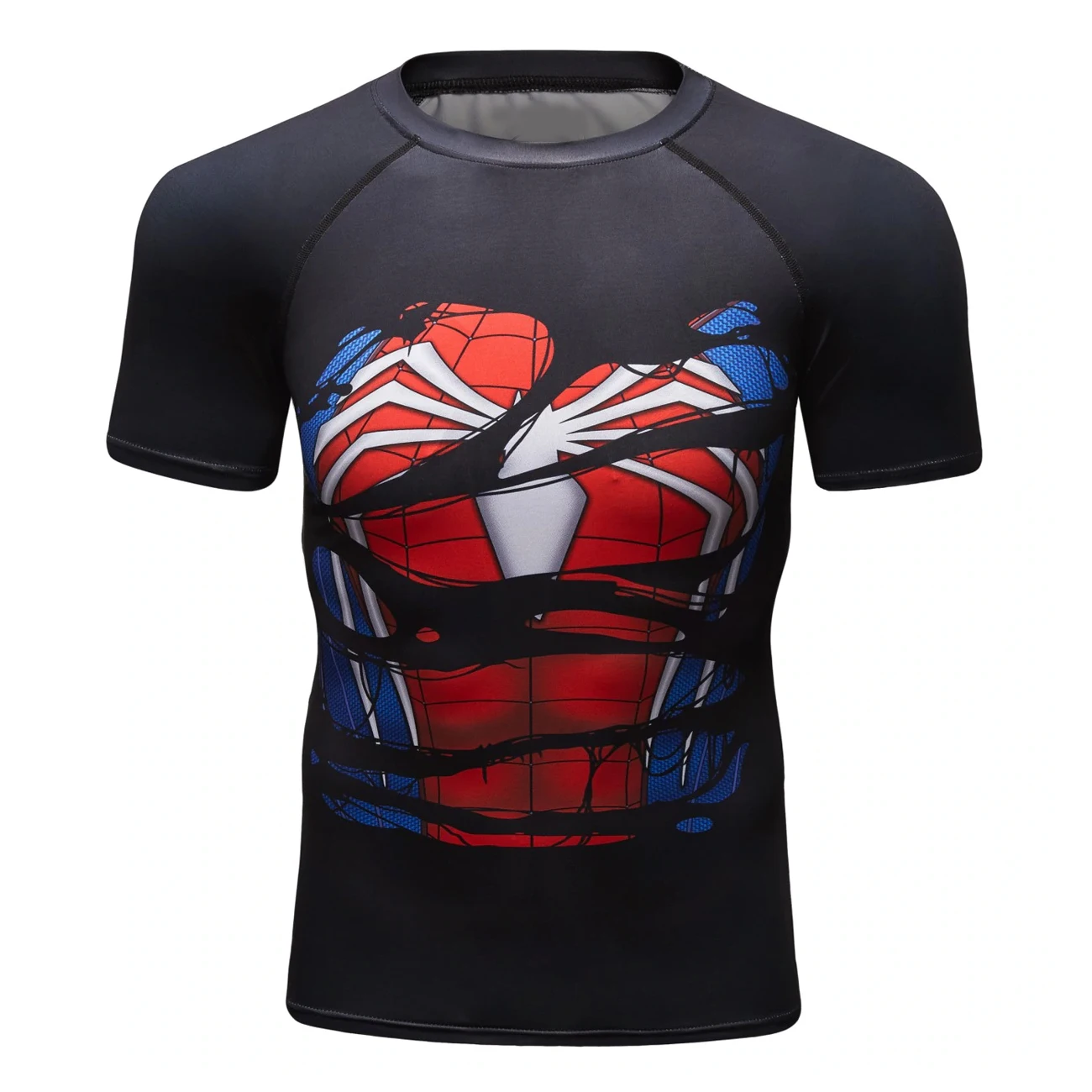 wholesale mma rash guard Design your own sublimated print mma rash guard Short sleeve rush guard for Men