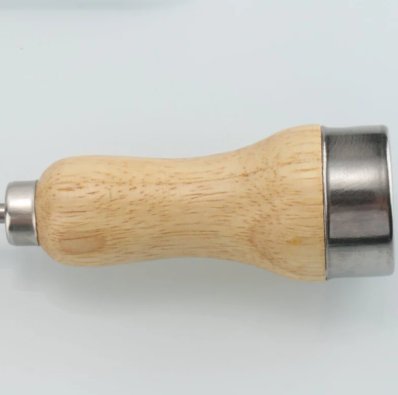 Stainless Steel Cocktail Ice Pick with Wood Handle