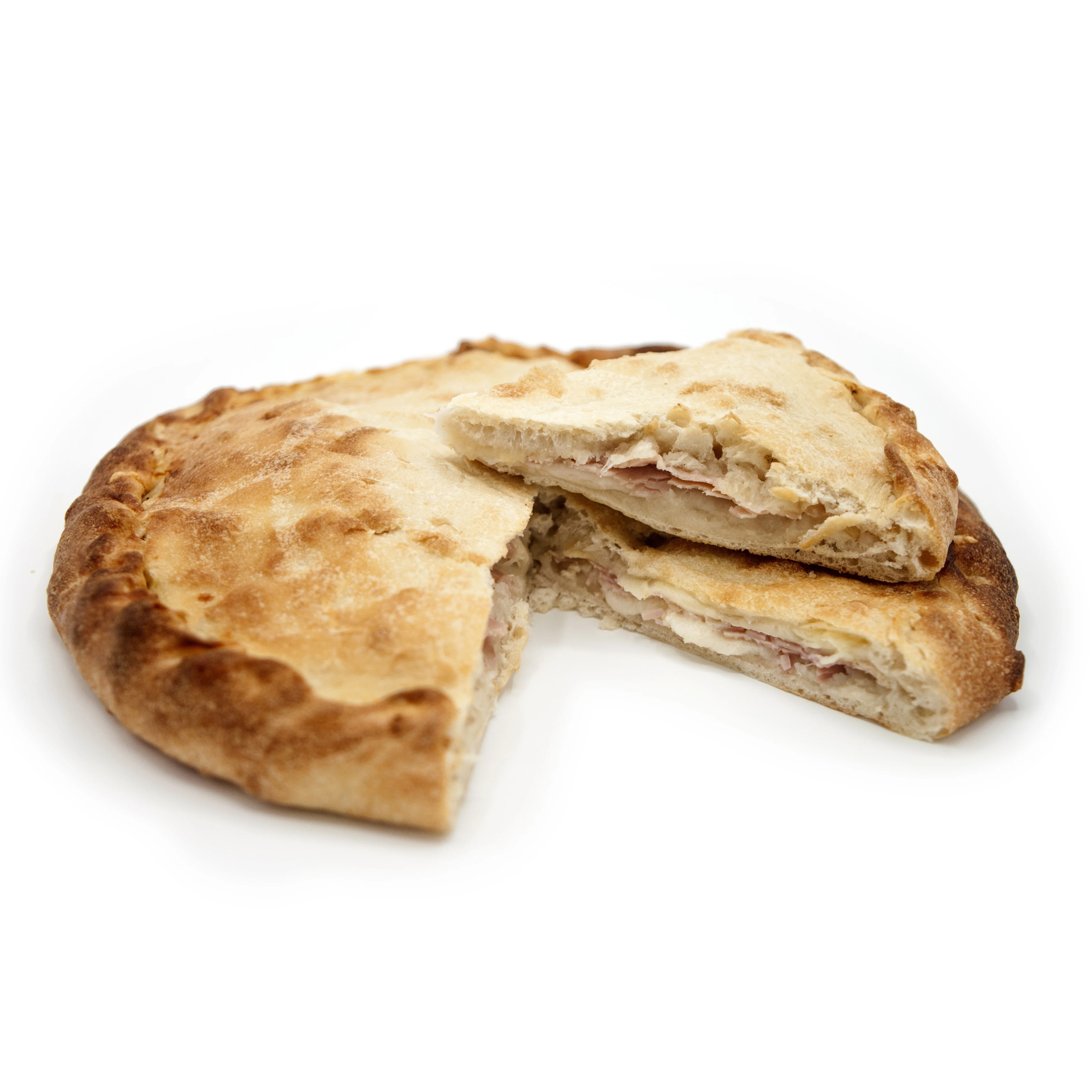 32 cm Readymade Semi-soft Mozzarella and Boiled Ham Packed Flatbread Made in Italy for Restaurants Hotels Street Food and Horeca