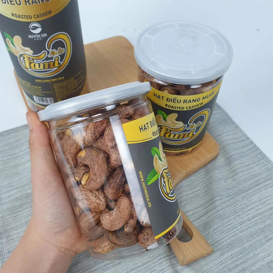 HIGHEST GRADE Roasted Salted Cashew Nuts WW240 - WITH SKIN - from Vietnam - HUYNH GIA AGRI JSC