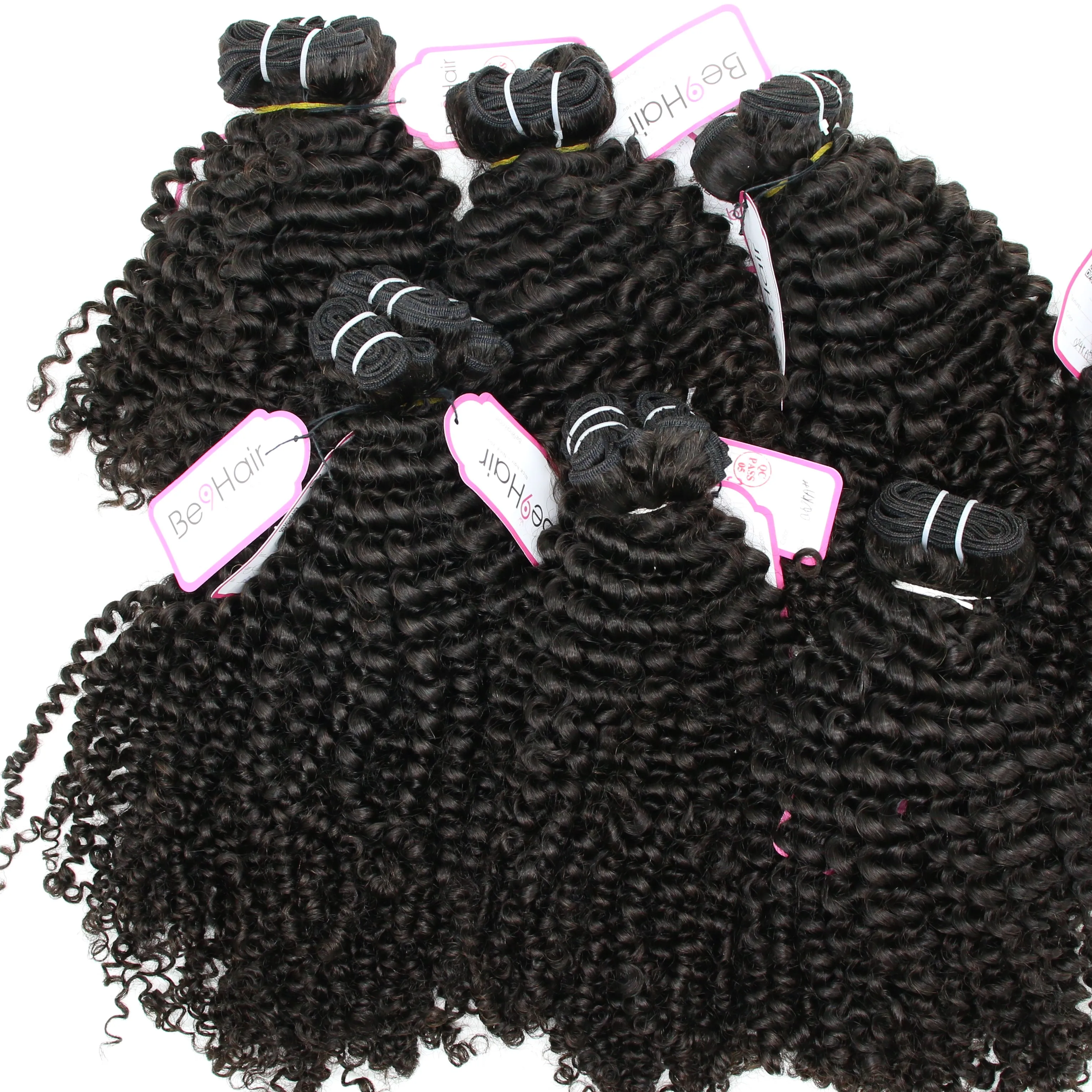 WHOLESALE Deep Curly Original Raw Burmese Wave Hair Natural Virgin Hair Extensions from Vietnam