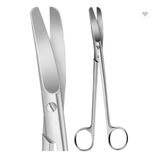 Гинекологические ножницы Wertheim профессионального качества 19,5 см с изогнутым рисунком из немецкой нержавеющей стали