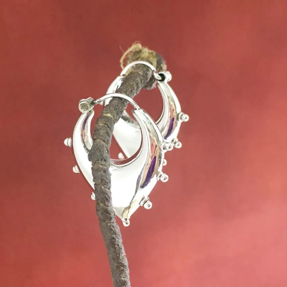 925 Silver Plain Earrings Women Fashion 925 Sterling Silver Earrings Wholesale 925 Sterling Indian silver Jewelry Studs Earrings