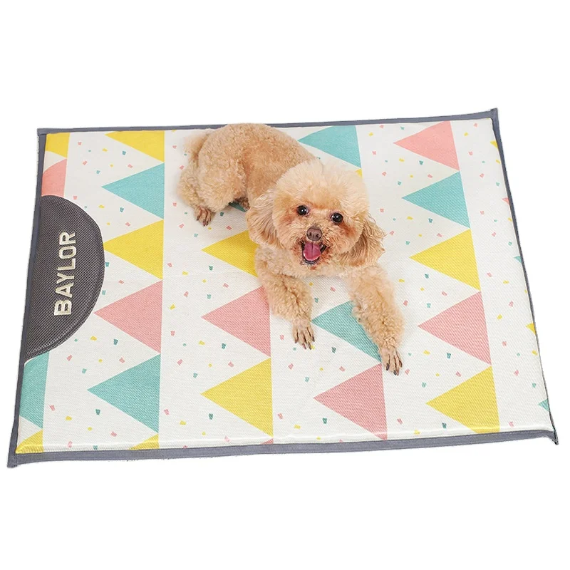 Breathable Comfortable Cooling Gel PET CAT Dog Mat Cute Animal Pet Beds & Accessories HOT Selling ALL SEASONS Oxford Fabric