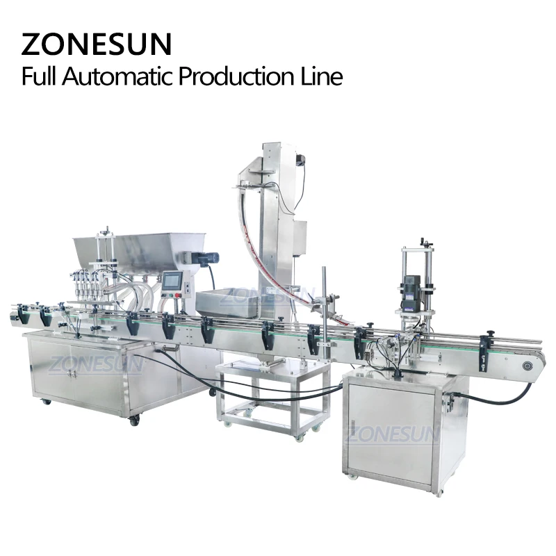 ZONESUN ZS-FAL180A3 машина для розлива стеклянных бутылок масла варенья сока