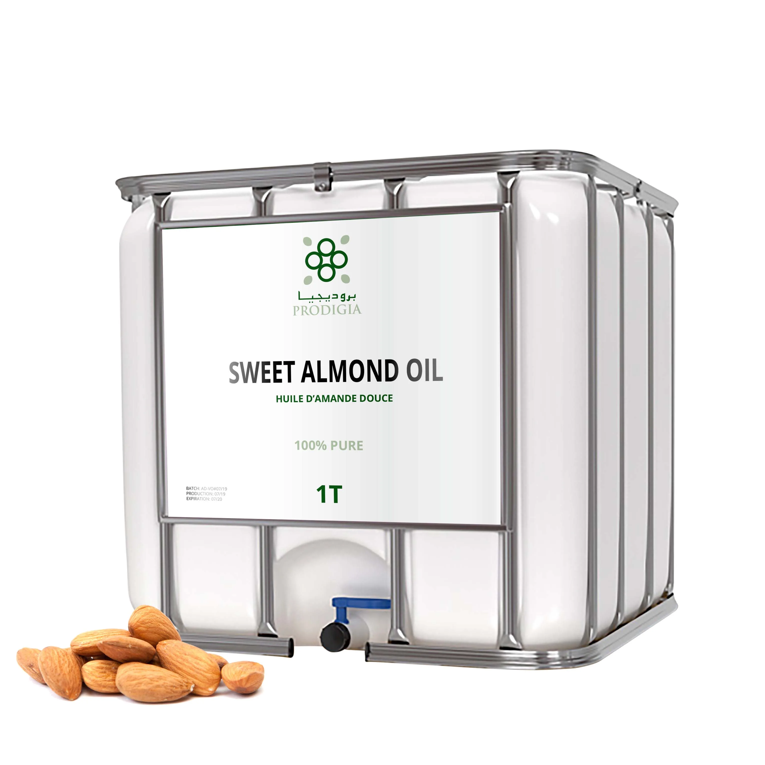 100% Natural and Pure Sweet Almond Oil For Skin Premium Quality From Morocco - Private Label