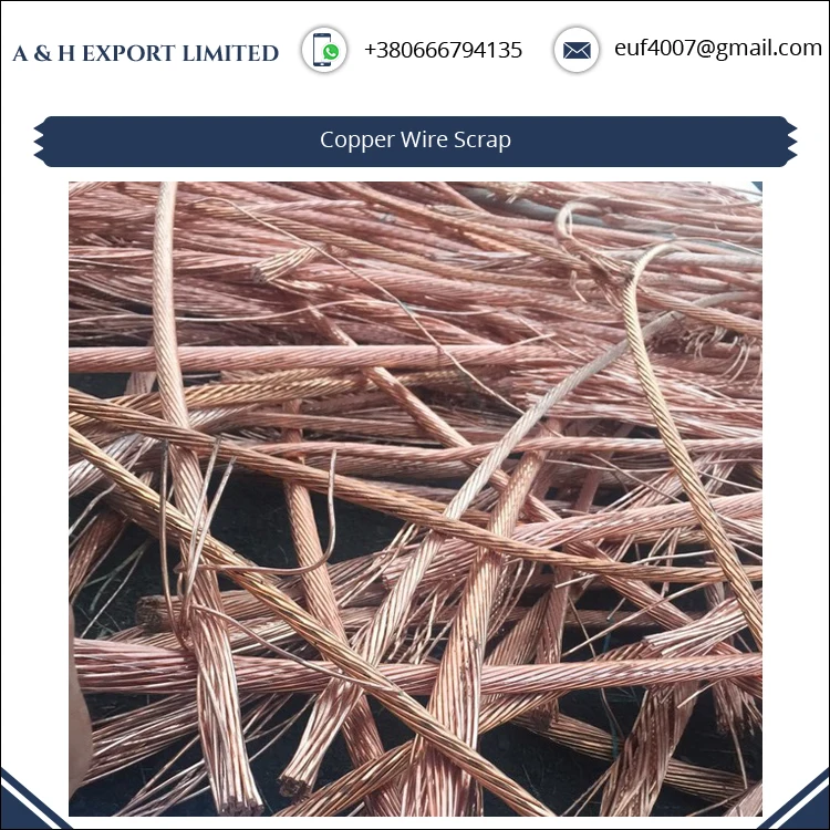 
Attractive Price Most Selling 99.9% Purity Copper Wire Scrap for Global Buyers 