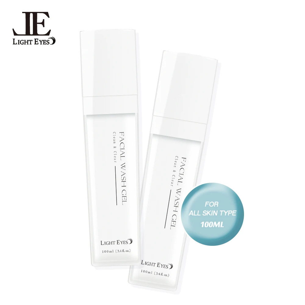 Gel facial cleanser Gel type oil free eyelash extension applicable 100 ml