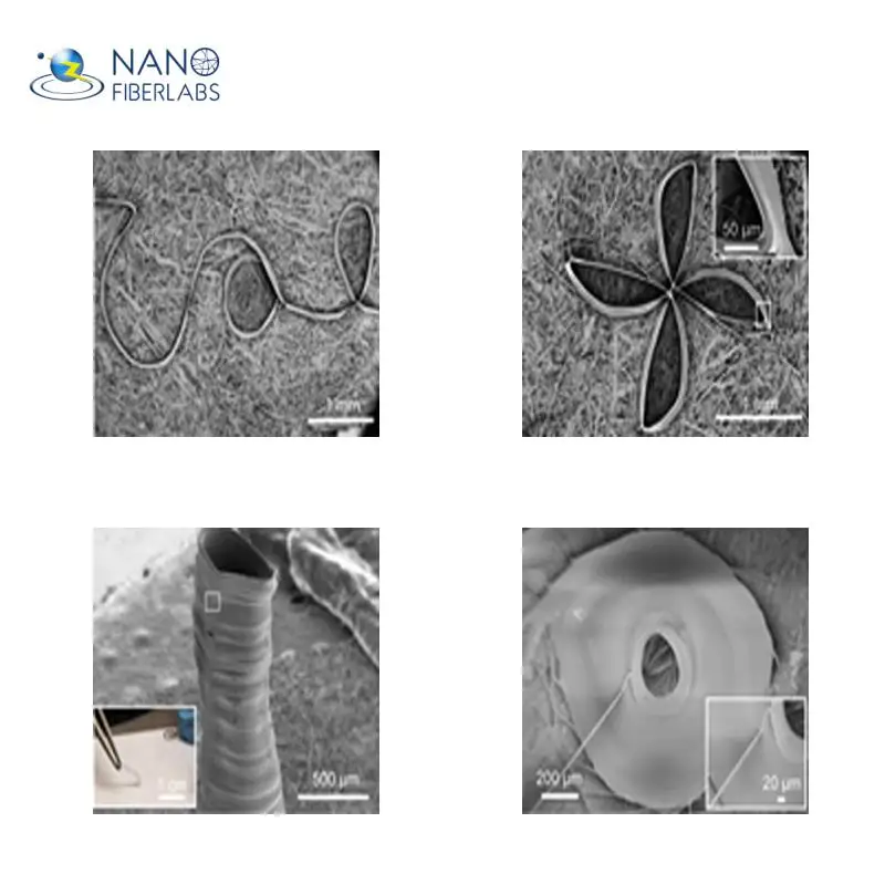 
Electrospun printing micro nanofiber structure optical fiber sensors 