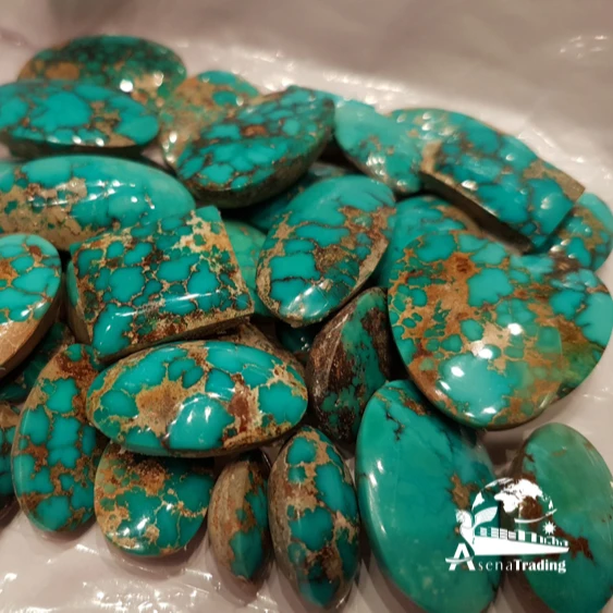 Top Quality Turquoise Neyshabour Turquoise Blue Green Shajari, Ajami and Arabic Turquoise