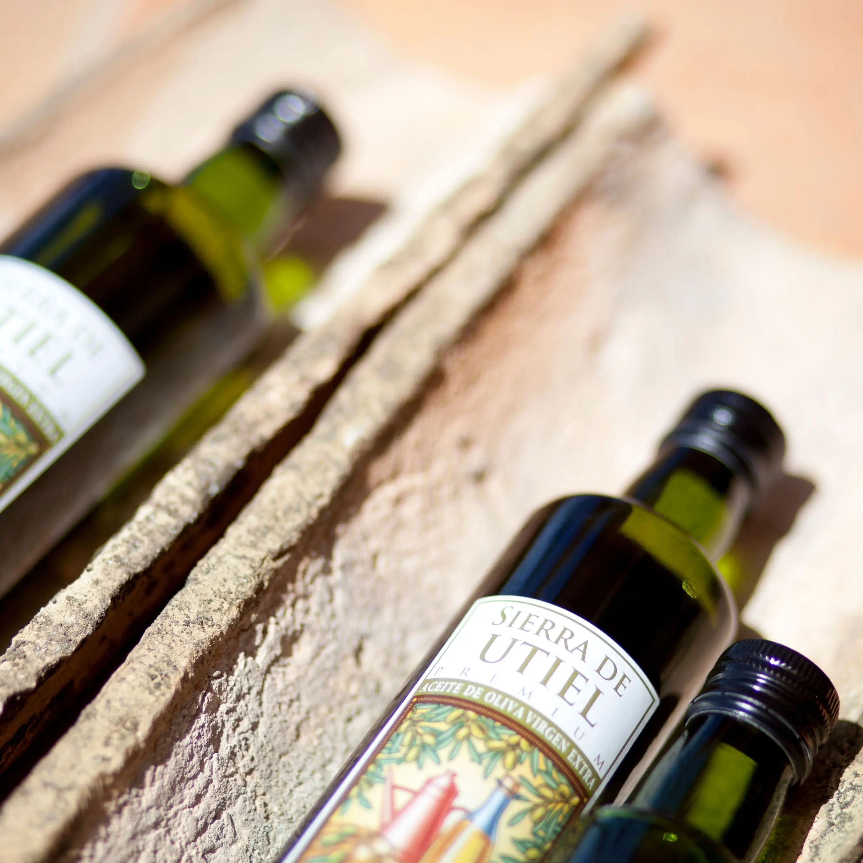 Изысканное Экстра натуральное оливковое масло 500 мл Стеклянная Зеленая Бутылка первая холоднопрессованная сделано в Испании