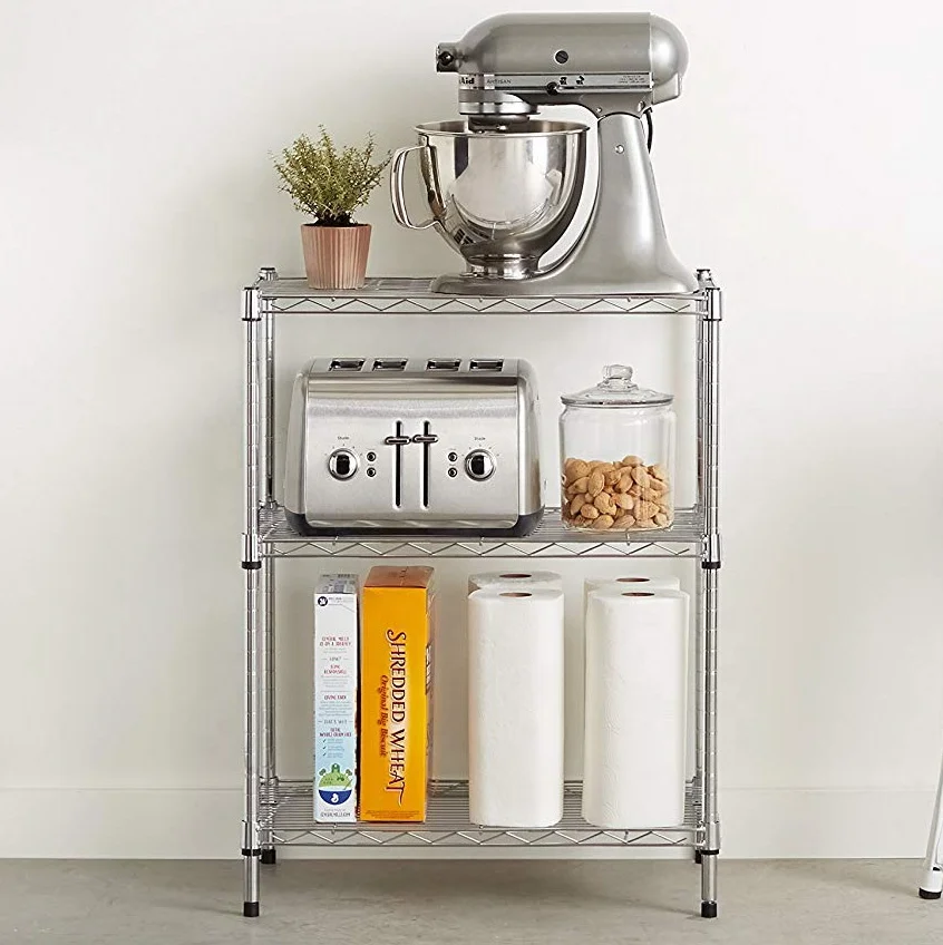 NSF Wholesale Customized Size High Quality Cheap Chrome and Powder Coating Wire Shelving/Storage Holders