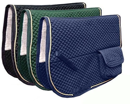 western saddle pad with pockets English saddle pads for sale Horse trail saddle pad Manufacturer INDIA