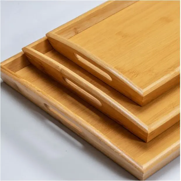 wholesale special bamboo wood tray 100% natural material best sale