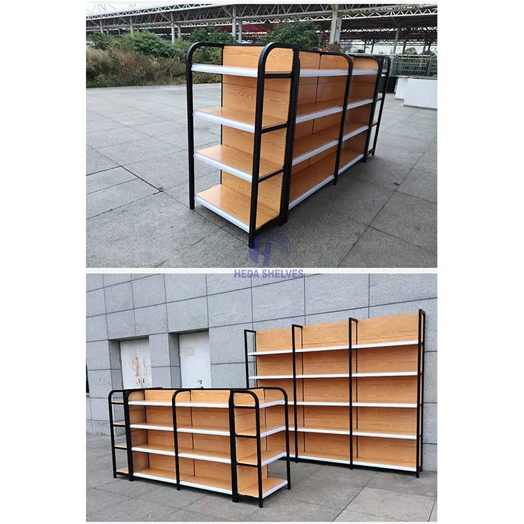 Customized used Supermarket Display Shelves Racks Gondola for Shop Stands Retail Grocery Store Rack