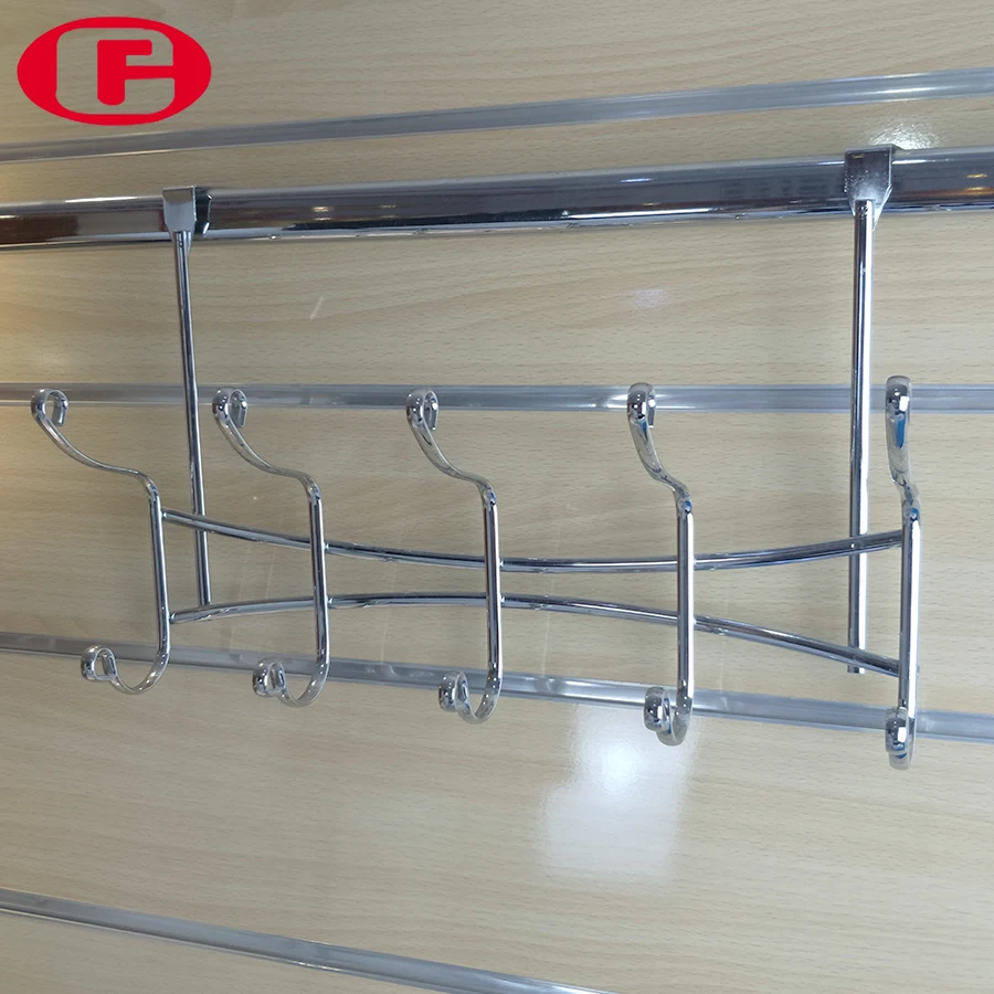 Metal over the door hanging hook With 5 Hook For Kitchen Bathroom Bedroom And Office