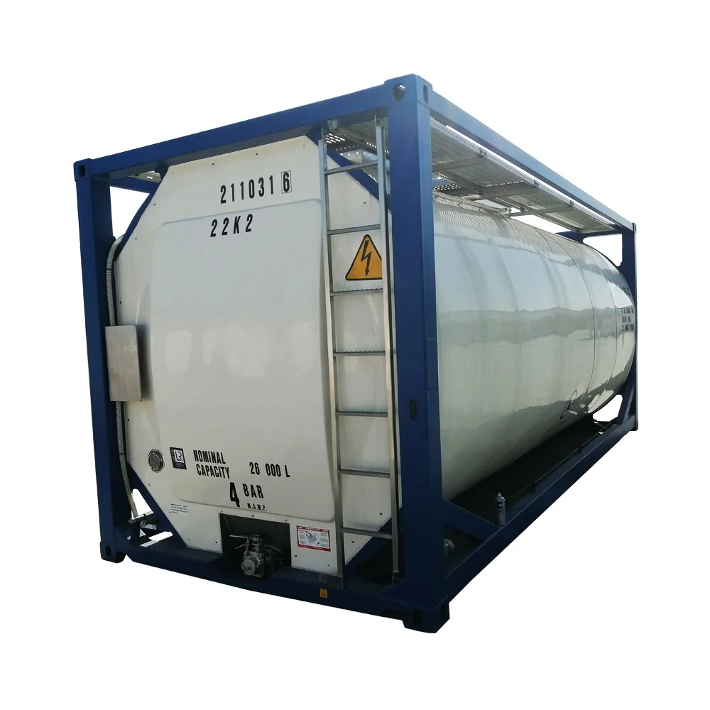 
UN T3 Food Grade SUS 316L 20ft ISO Tank Container Price 
