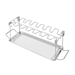 Walmart hot sales Stainless Steel Chicken Leg & Wing Rack Roaster Stand BBQ gadgets