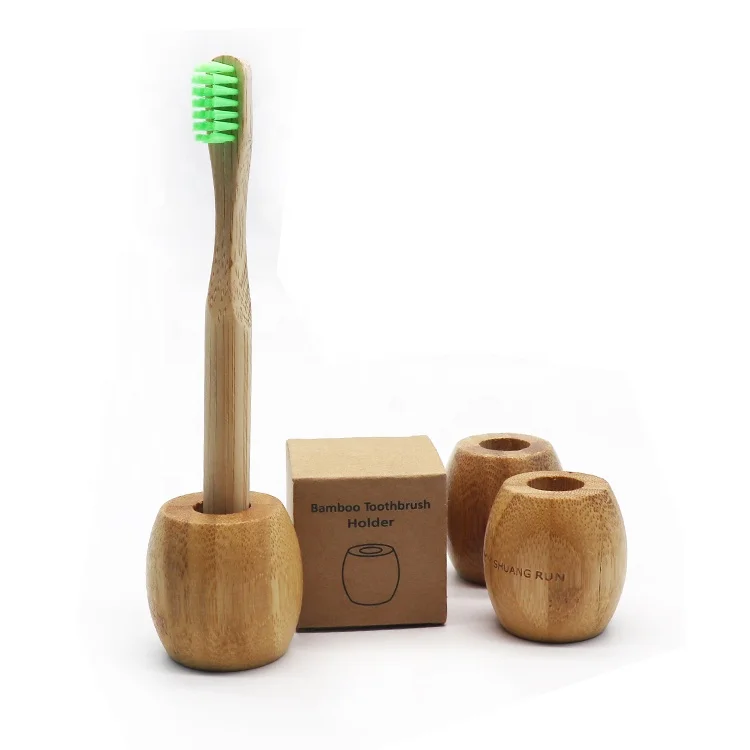 OEM Biodegradable Eco-friendly Bamboo Toothbrush Holder