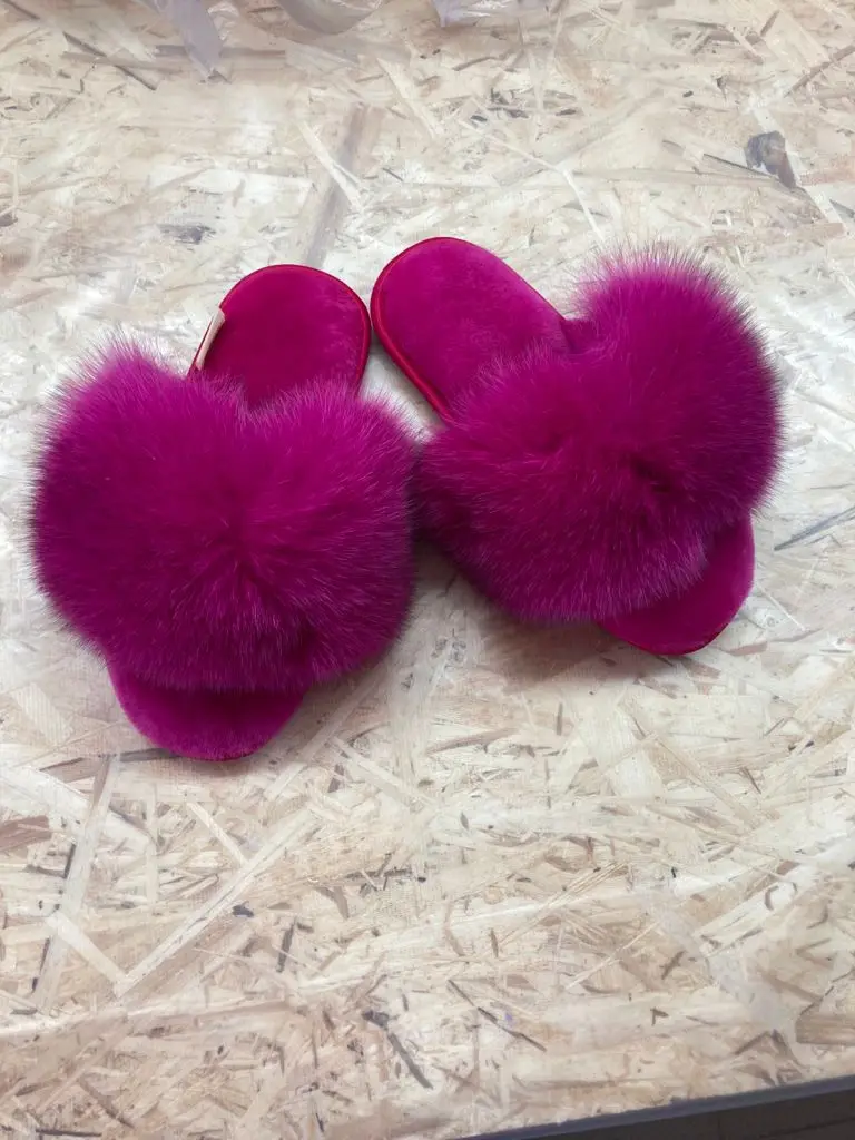 Indoor Slippers EVA OutsolIndoor Slippers EVA Outsole Natural Leather Natural Leather 100% Black Slippers For Home Outdoor