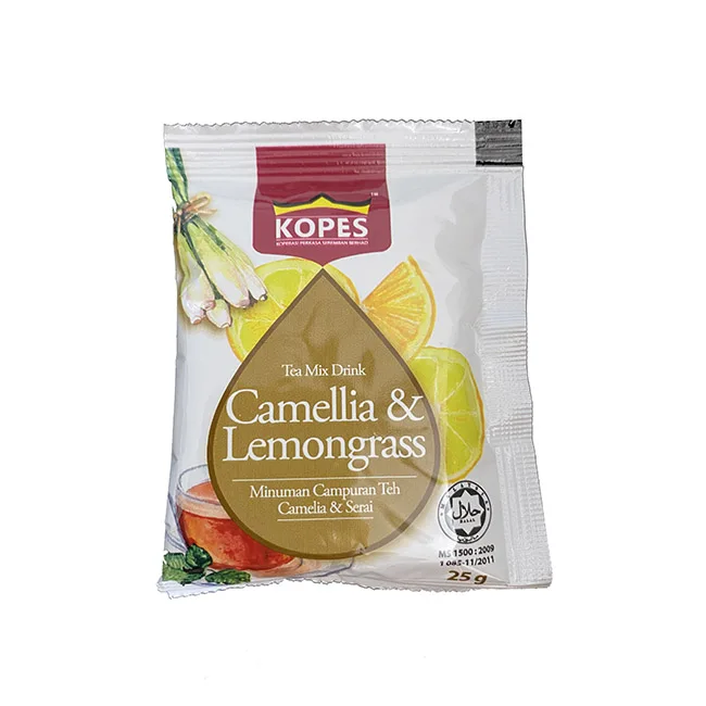 Premium Quality Herbal Tea Camelia & Lemongrass Flower Tea Mix Drink Health Instant Tea Sachets [25g x 15 Sachets]