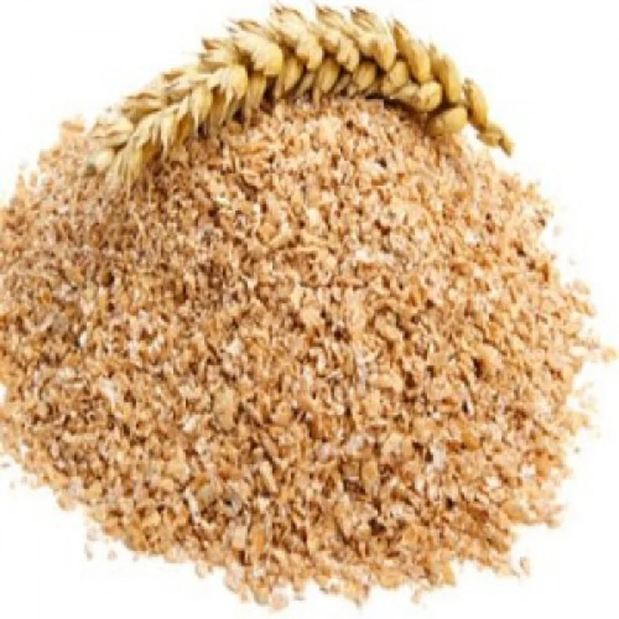 100% Dry wheat bran for animal feed