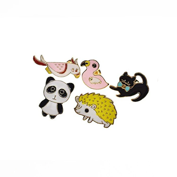 Custom embroidery patches military badges Custom Logo Metal Wings Gold Lapel Pin Badges