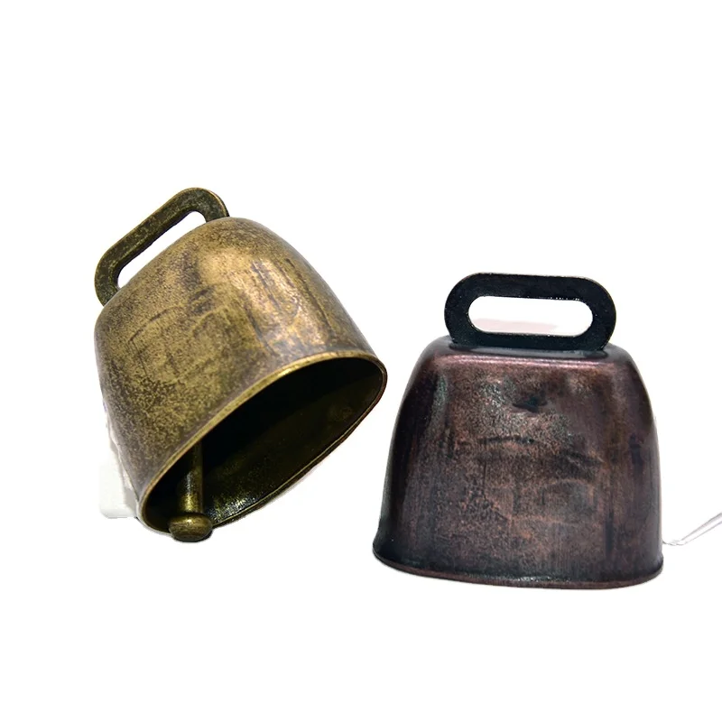 New Metal cow bells noise makers with decorative door hanger with bell